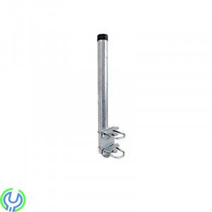 Maströr med klammer 80cm, Förlängare med dubbla klamrar av rostfritt stål(galvaniserat)., Maströrsfästen & Byglar, , Elgruvan