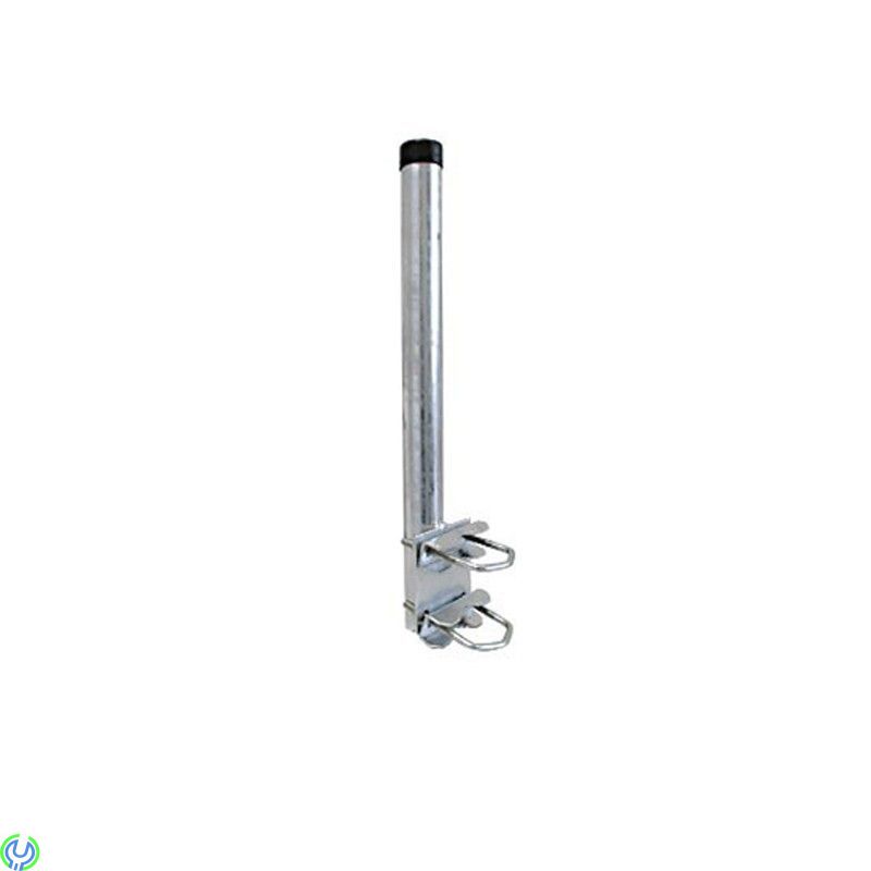 Maströr med klammer 80cm, Förlängare med dubbla klamrar av rostfritt stål(galvaniserat)., Maströrsfästen & Byglar, , Elgruvan