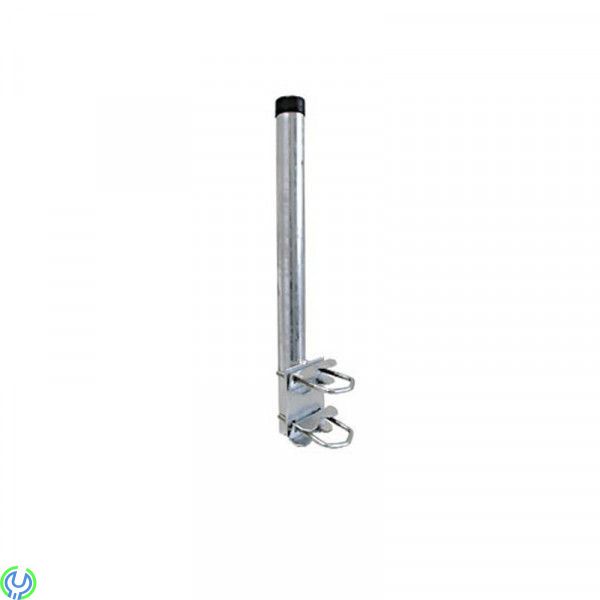 Maströr med klammer 80cm, Förlängare med dubbla klamrar av rostfritt stål(galvaniserat)., Maströrsfästen & Byglar, , Elgruvan
