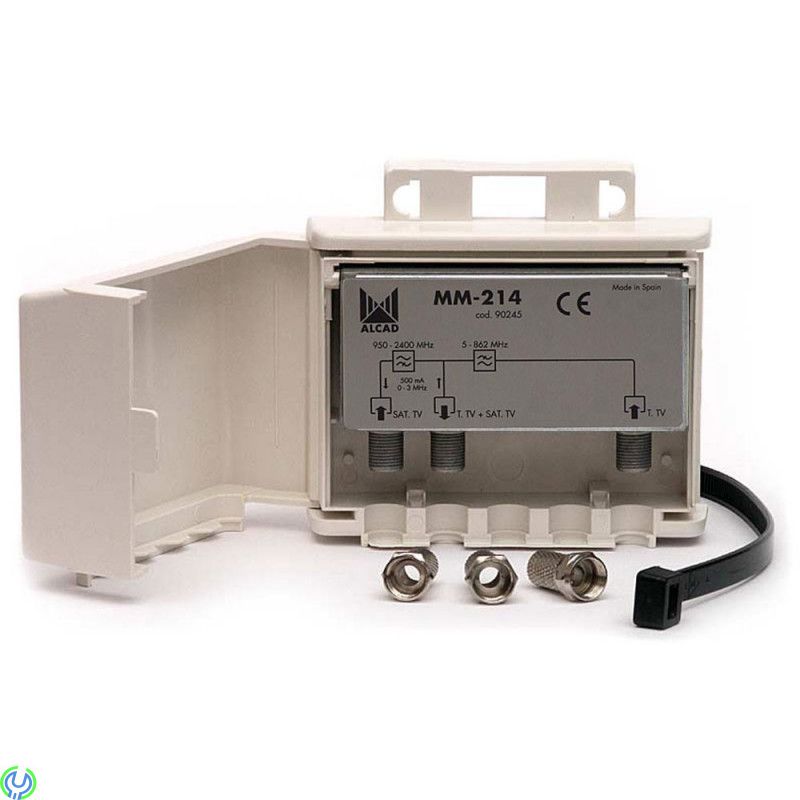 Alcad MM-214 Kombo filter 2 in 1 ut, Utomhus Combiner från ALCAD, kan användas utomhus , Tillbehör, , Alcad