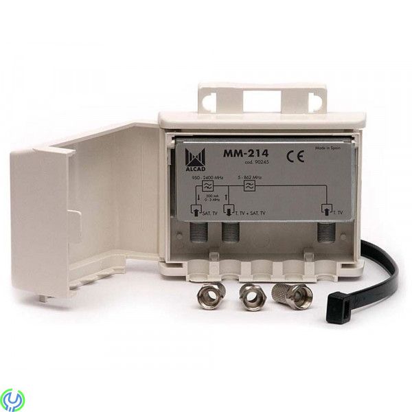 Alcad MM-214 Kombo filter 2 in 1 ut, Utomhus Combiner från ALCAD, kan användas utomhus , Tillbehör, , Alcad