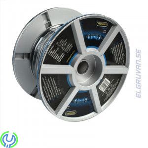 Profigold PGC AirBassflex 2x1,5mm, 1m, 2 x 1.5mm2. Solid Hard silver basledare. Flexibel mid/hög ledare. 99.996% Oxygenfria kopp