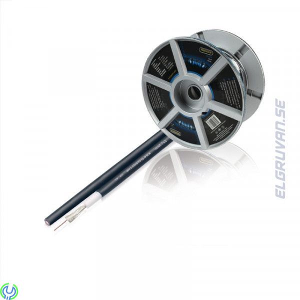 Profigold PGC AirBassflex 2x1,5mm, 1m, 2 x 1.5mm2. Solid Hard silver basledare. Flexibel mid/hög ledare. 99.996% Oxygenfria kopp